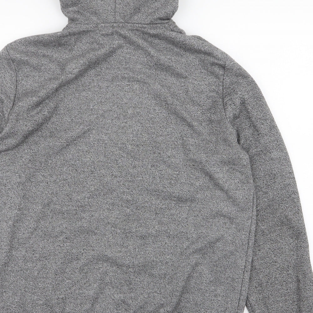 Divided by H&M Mens Grey  Polyester Full Zip Hoodie Size L