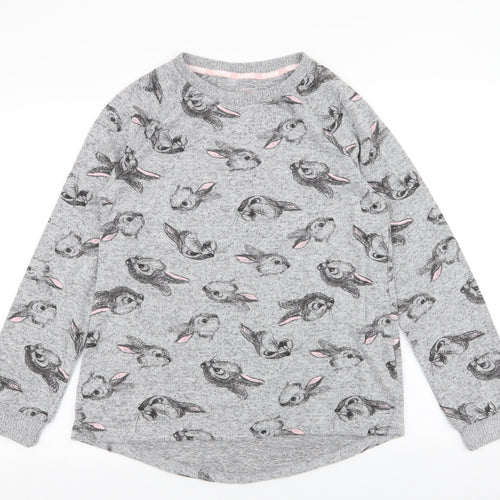 Disney Womens Grey  Polyester Top Pyjama Top Size S   - Thumper