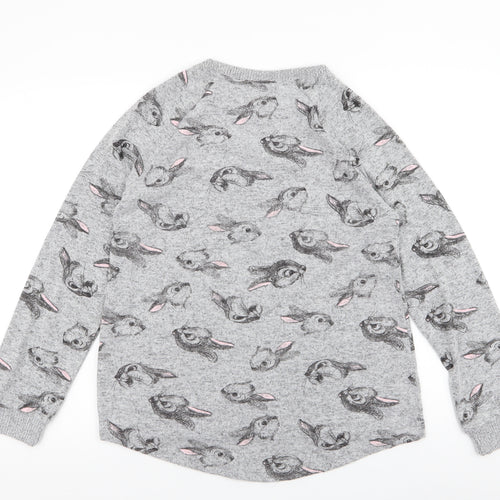 Disney Womens Grey  Polyester Top Pyjama Top Size S   - Thumper