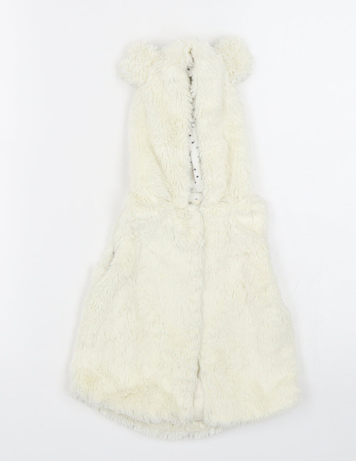 Young Dimension Girls Beige   Gilet Coatigan Size 9-12 Months