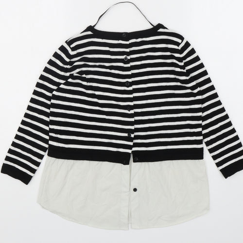 Atmosphere Womens Multicoloured Round Neck Striped Viscose Pullover Jumper Size 6