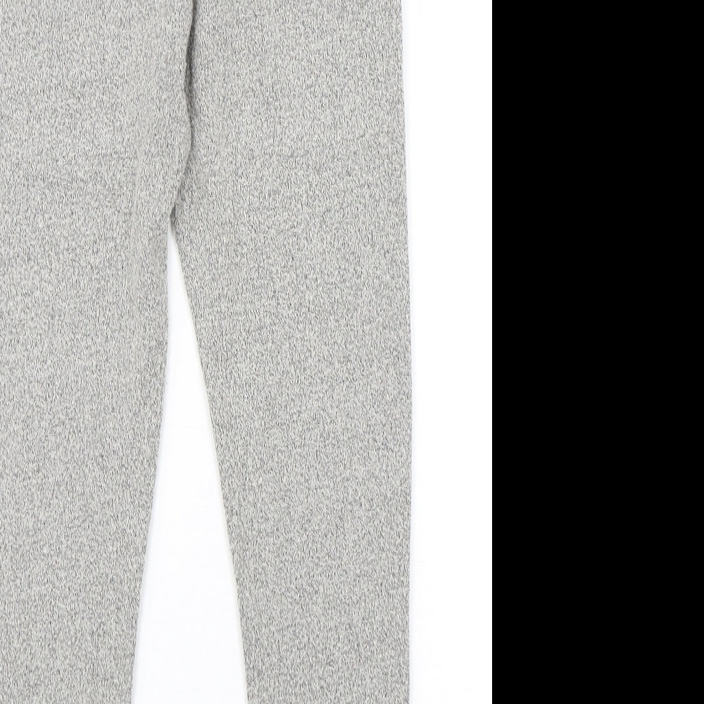 Zara Girls Grey  Polyester Sweatpants Trousers Size 11-12 Years  Regular Drawstring