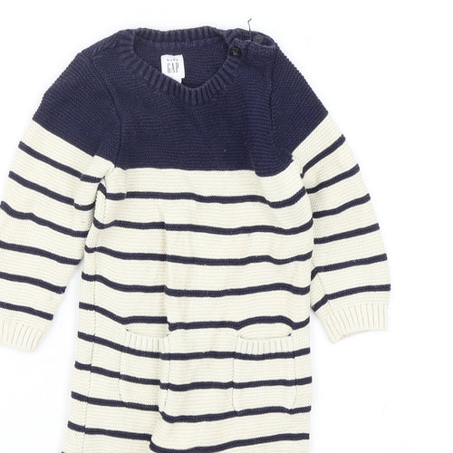 Gap Boys Multicoloured  Cotton Babygrow One-Piece Size 12-18 Months  Button