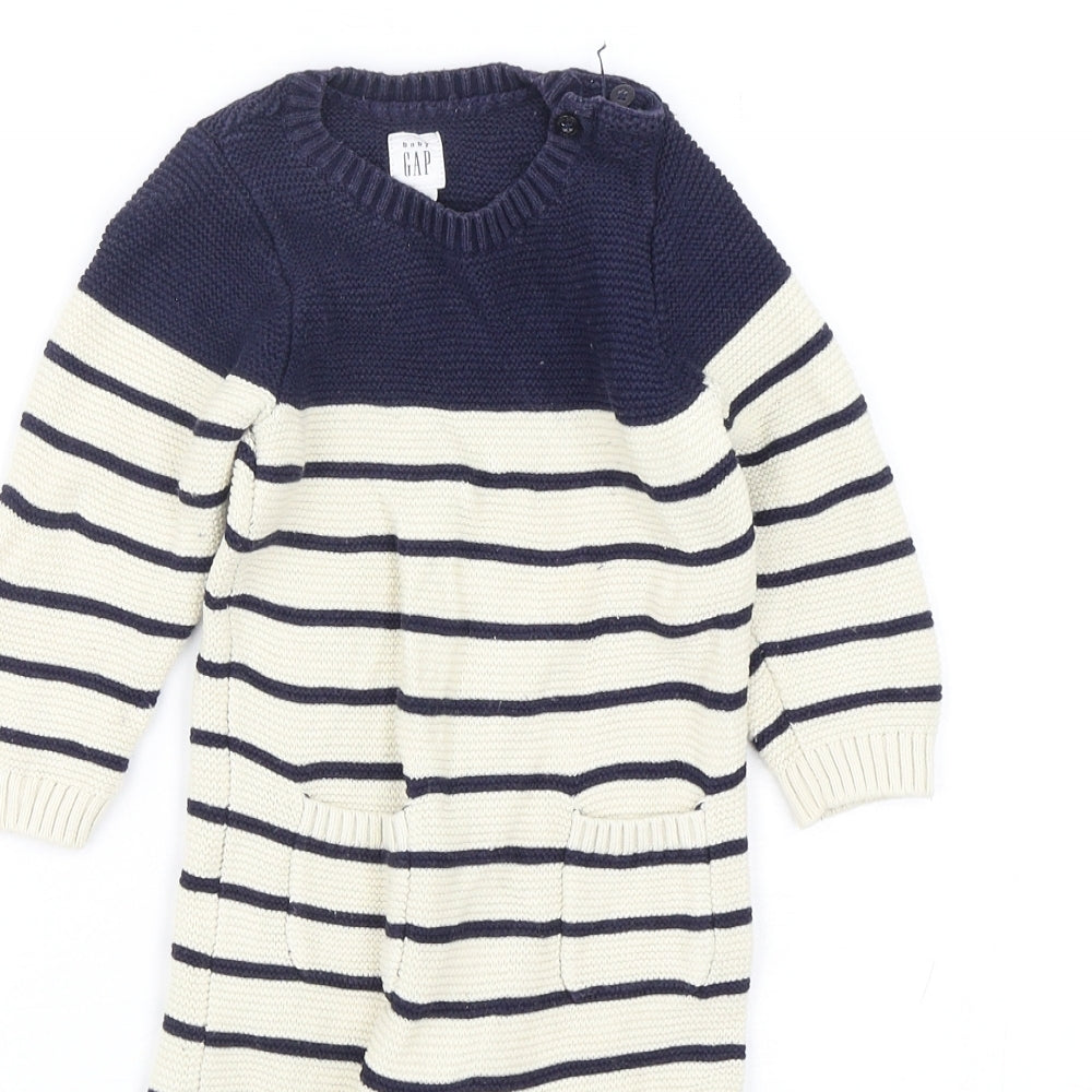 Gap Boys Multicoloured  Cotton Babygrow One-Piece Size 12-18 Months  Button