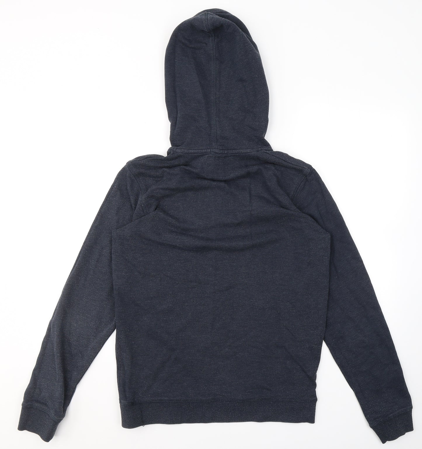 JACK & JONES Mens Blue  Cotton Pullover Hoodie Size M