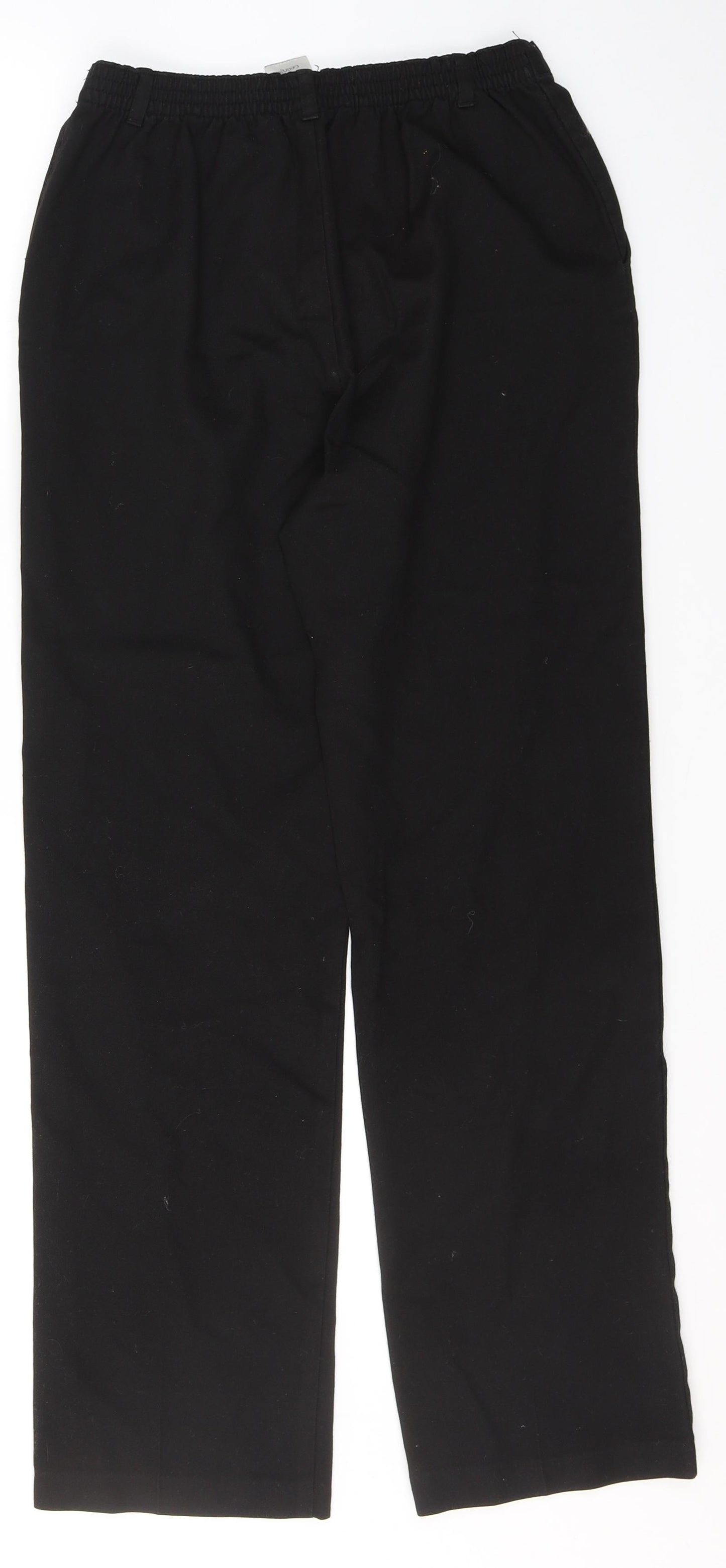 George Boys Black  Polyester Capri Trousers Size 13-14 Years  Regular Button - school trousers