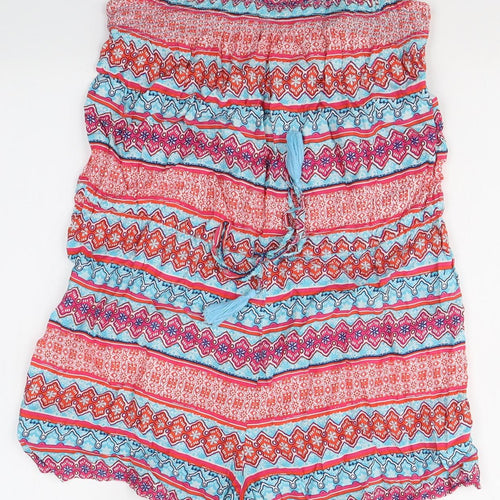 Dunnes Stores Womens Multicoloured Geometric Viscose Playsuit One-Piece Size S L3 in Pullover
