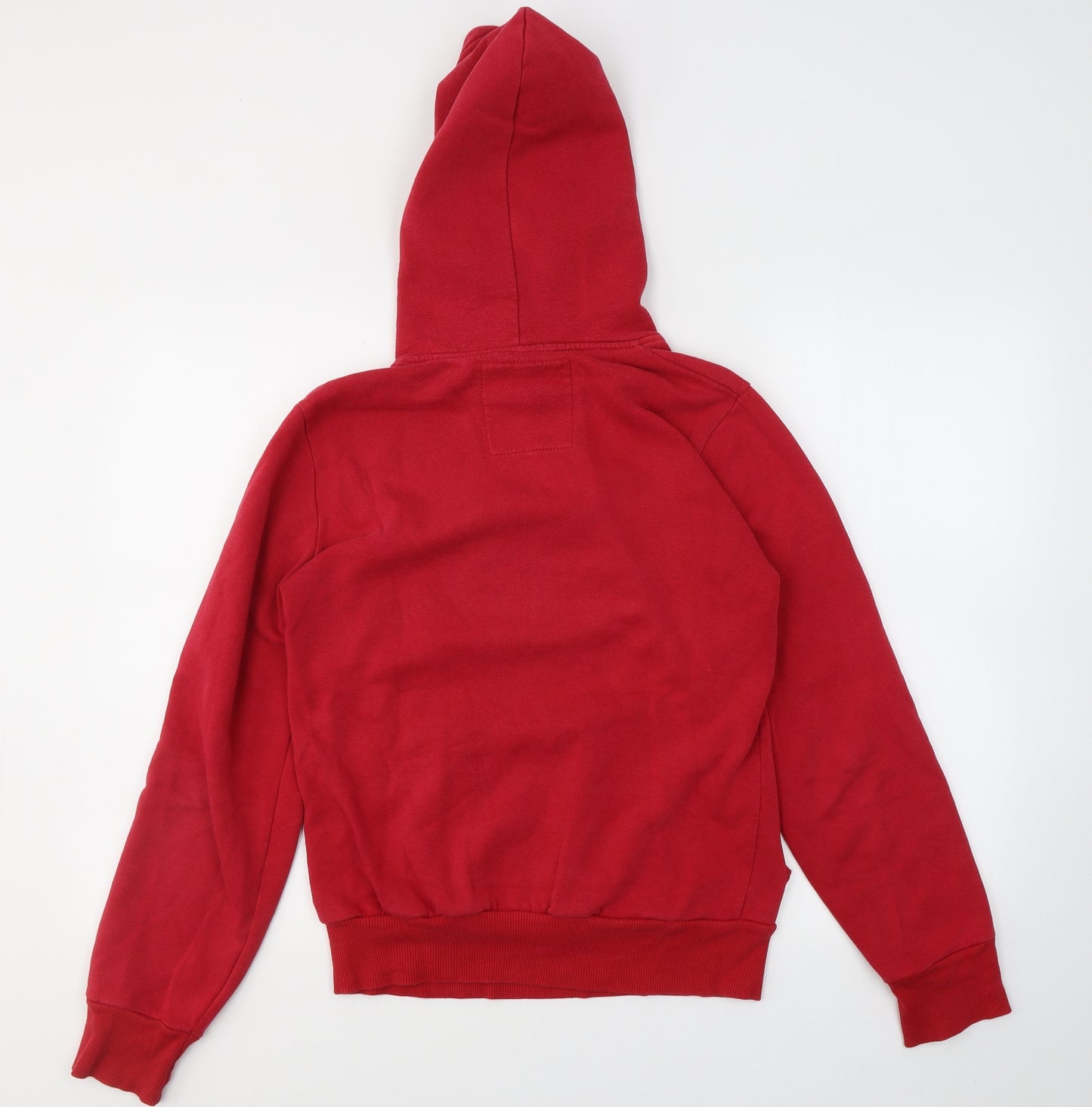 Track and Field Mens Red  Cotton Pullover Hoodie Size XS