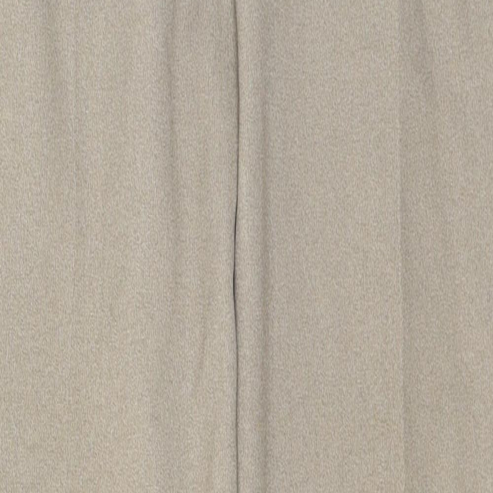 Gerry Weber Womens Beige  Polyester Trousers  Size 10 L30 in Regular Button