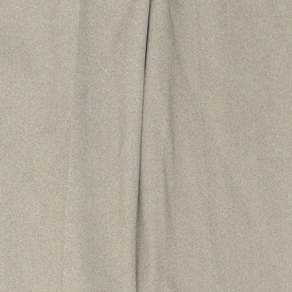 Gerry Weber Womens Beige  Polyester Trousers  Size 10 L30 in Regular Button
