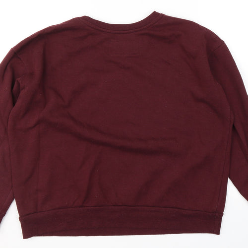 Atmosphere Womens Red  Polyester Pullover Sweatshirt Size 12  Pullover