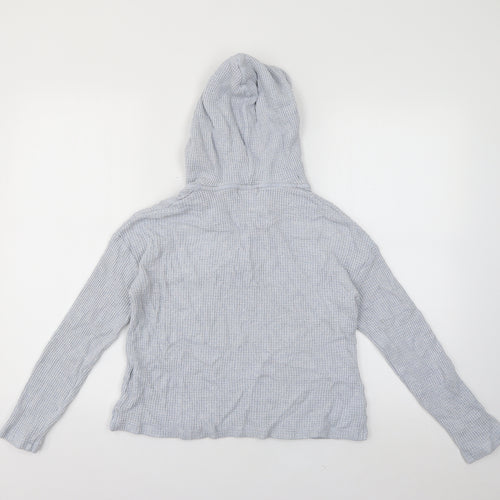 Gap Womens Blue  Viscose Pullover Hoodie Size M