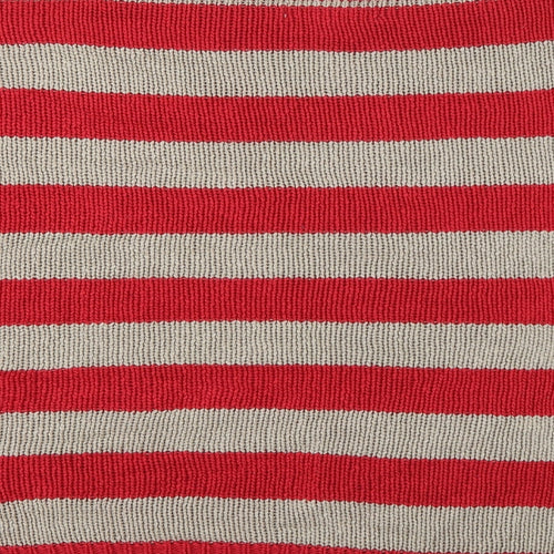 Changes By Together Womens Red Scoop Neck Striped Acrylic Pullover Jumper Size 28