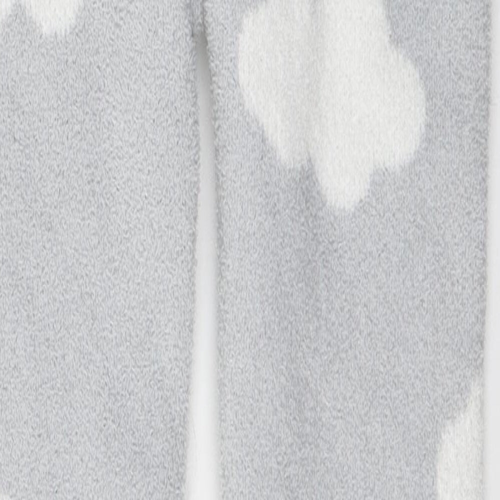 Avenue Womens Grey Geometric Polyester Capri Lounge Pants Size L   - Cloud Print