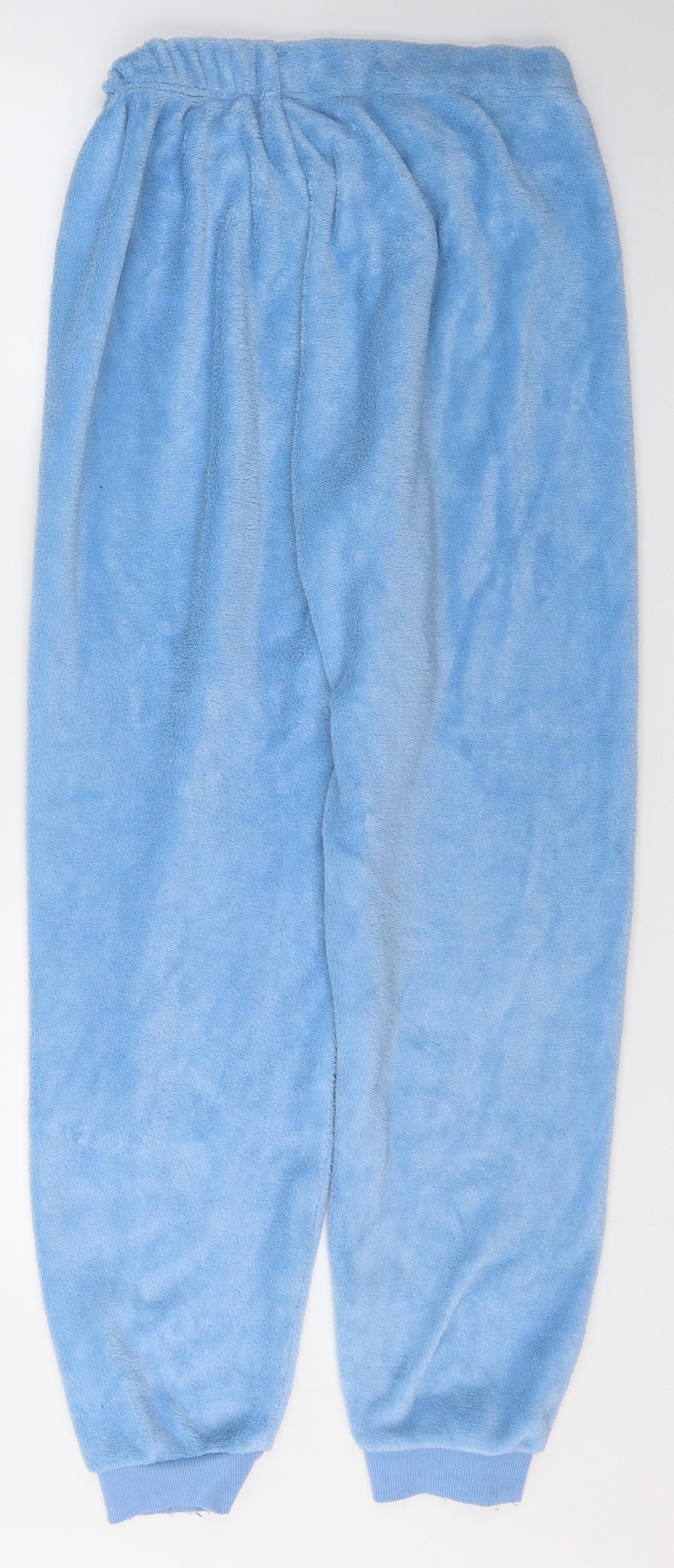 Primark Womens Blue Solid Polyester Capri Lounge Pants Size S