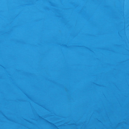 Fruit of the Loom Boys Blue  Cotton Basic T-Shirt Size 3-4 Years Crew Neck Pullover
