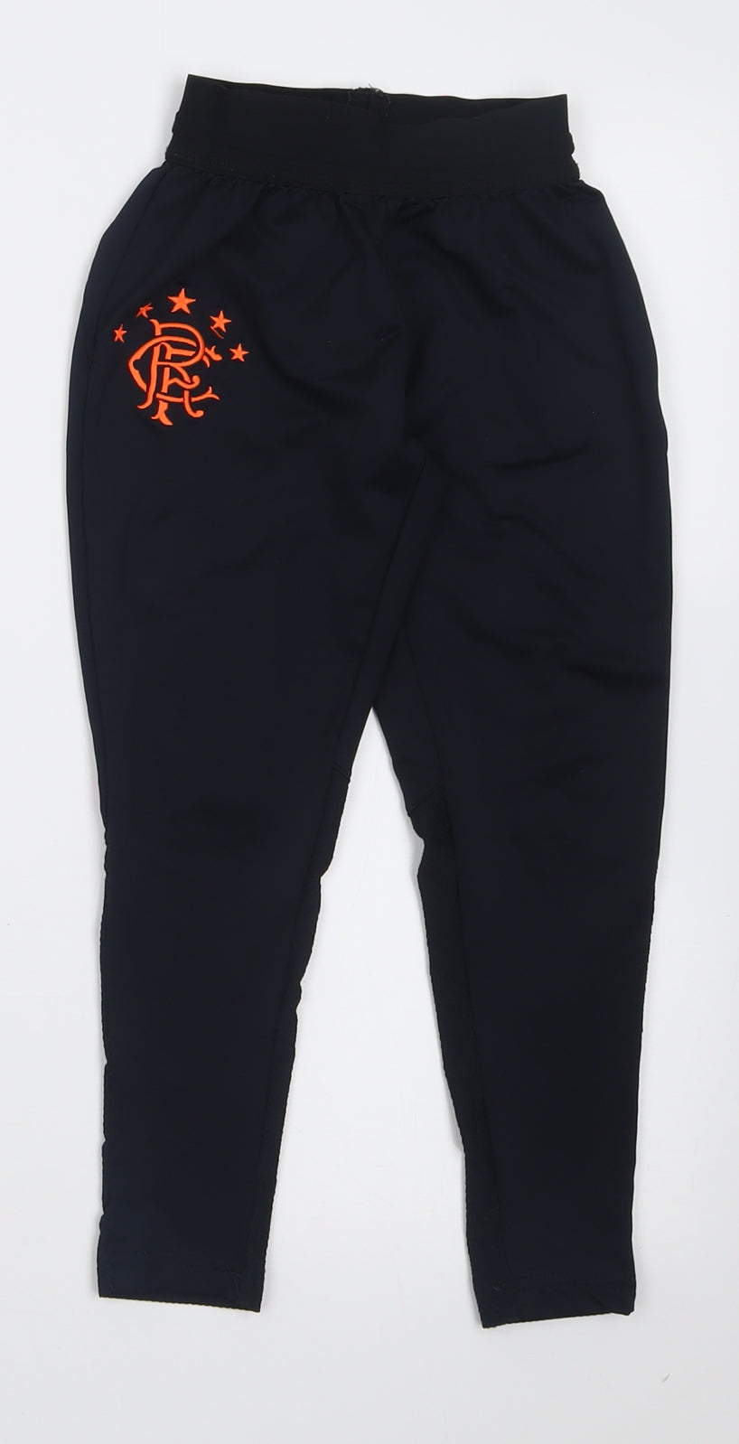 Hummel Boys Black  Polyester Jogger Trousers Size 6 Years  Regular Tie