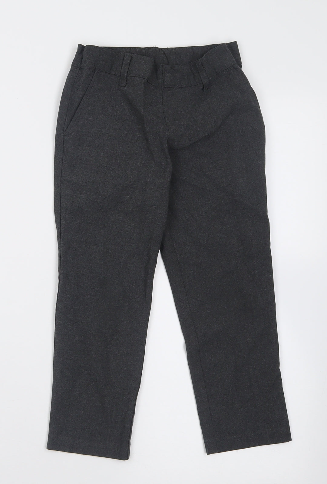 Marks and Spencer Boys Grey  Polyester Capri Trousers Size 3-4 Years  Regular Pullover - School Wear