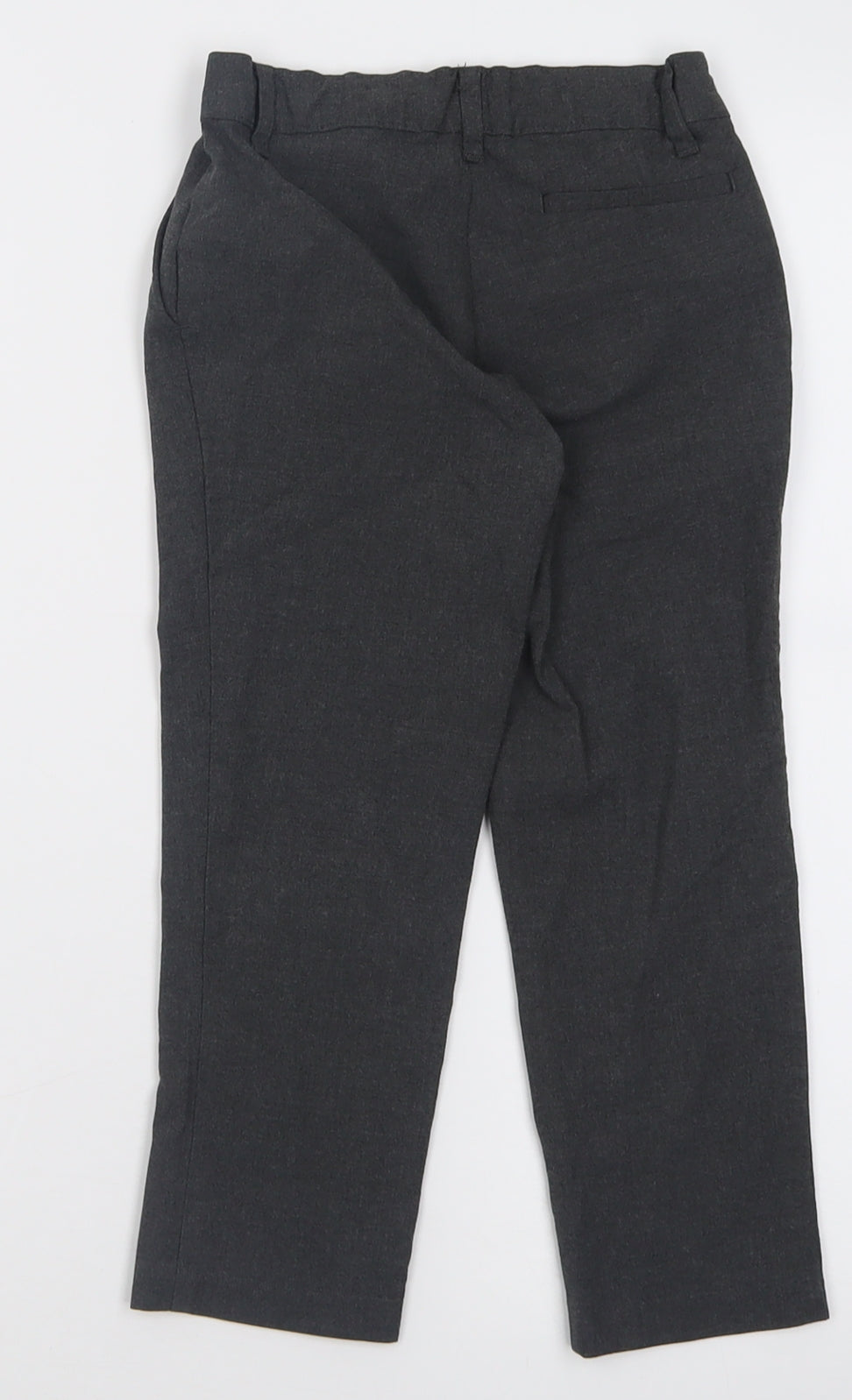 Marks and Spencer Boys Grey  Polyester Capri Trousers Size 3-4 Years  Regular Pullover - School Wear