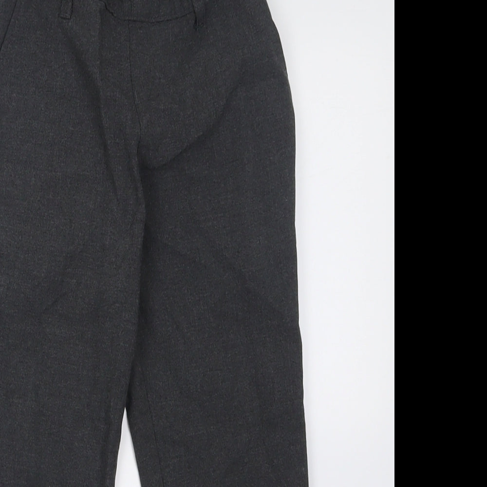 Marks and Spencer Boys Grey  Polyester Capri Trousers Size 3-4 Years  Regular Pullover - School Wear