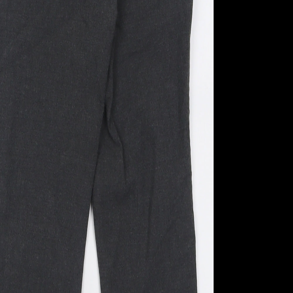Marks and Spencer Boys Grey  Polyester Capri Trousers Size 3-4 Years  Regular Pullover - School Wear