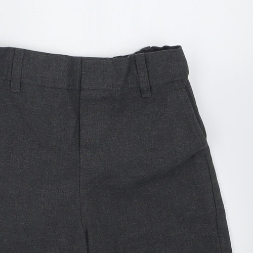 Marks and Spencer Boys Grey  Polyester Bermuda Shorts Size 3-4 Years  Regular  - School Wear