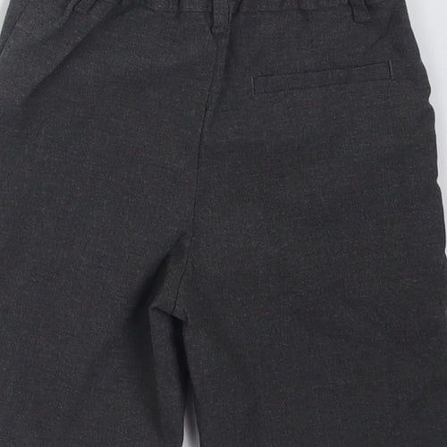 Marks and Spencer Boys Grey  Polyester Bermuda Shorts Size 3-4 Years  Regular  - School Wear