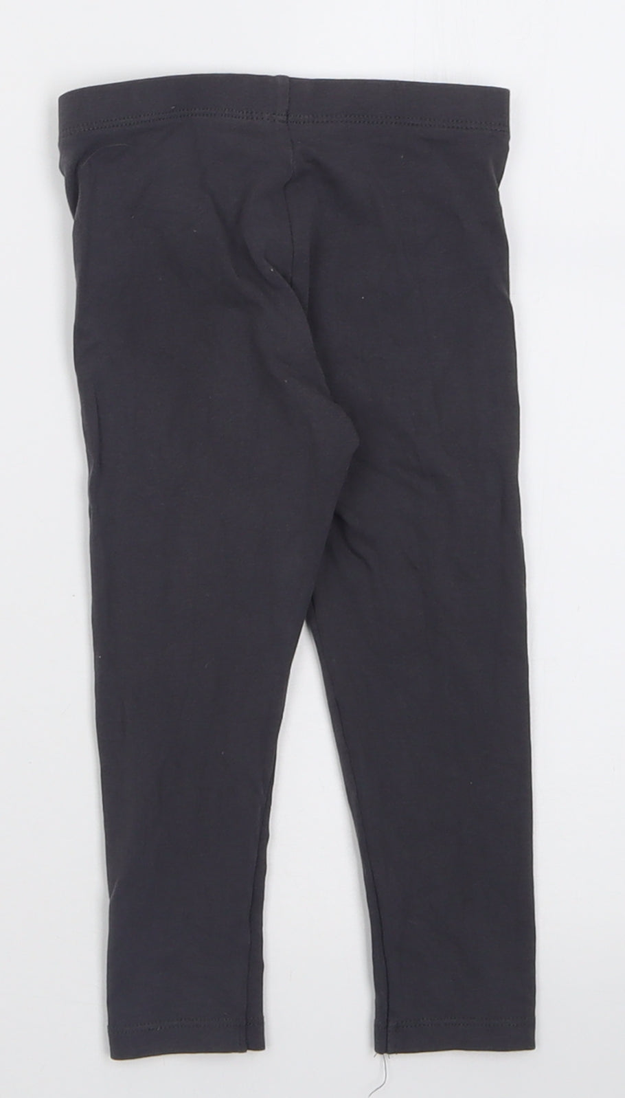 F&F Girls Grey  Cotton Capri Trousers Size 18-24 Months  Pullover