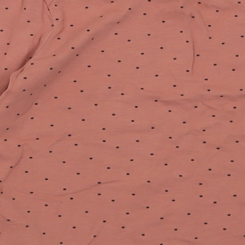 NEXT Girls Brown Polka Dot Cotton Basic Casual Size 4-5 Years Crew Neck Pullover