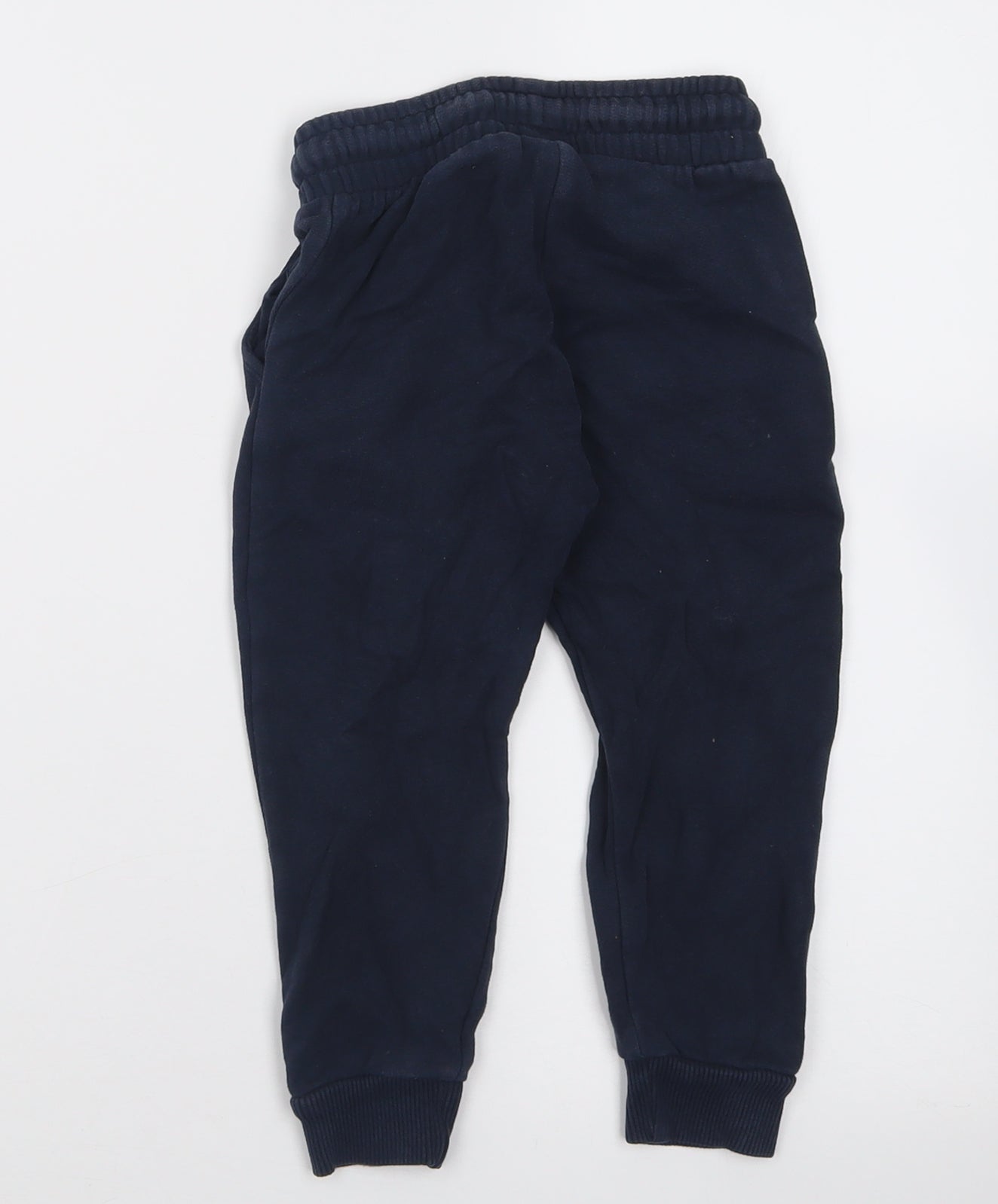 NEXT Boys Blue  Cotton Jogger Trousers Size 2-3 Years  Regular Tie
