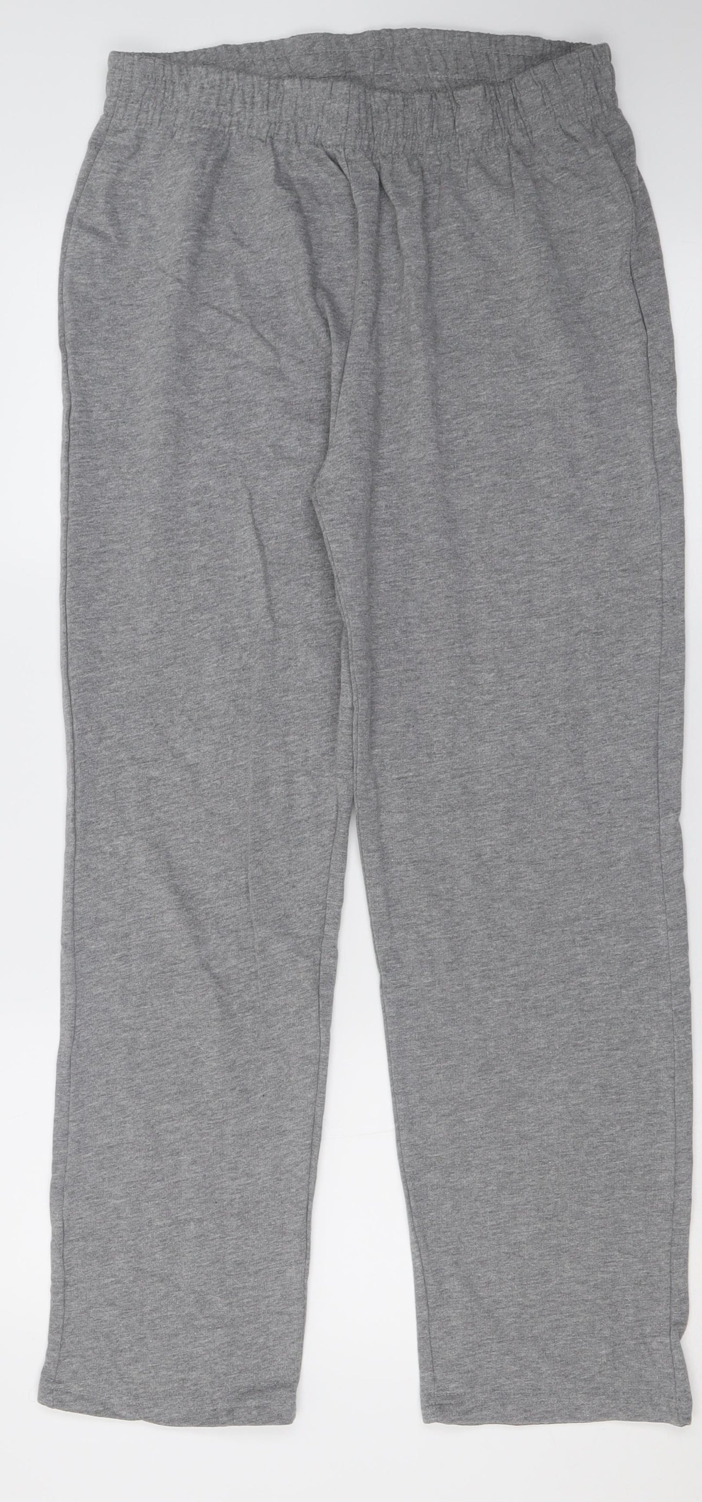 Quality Leisurewear Mens Grey  Polyester Jogger Trousers Size M L30 in Regular