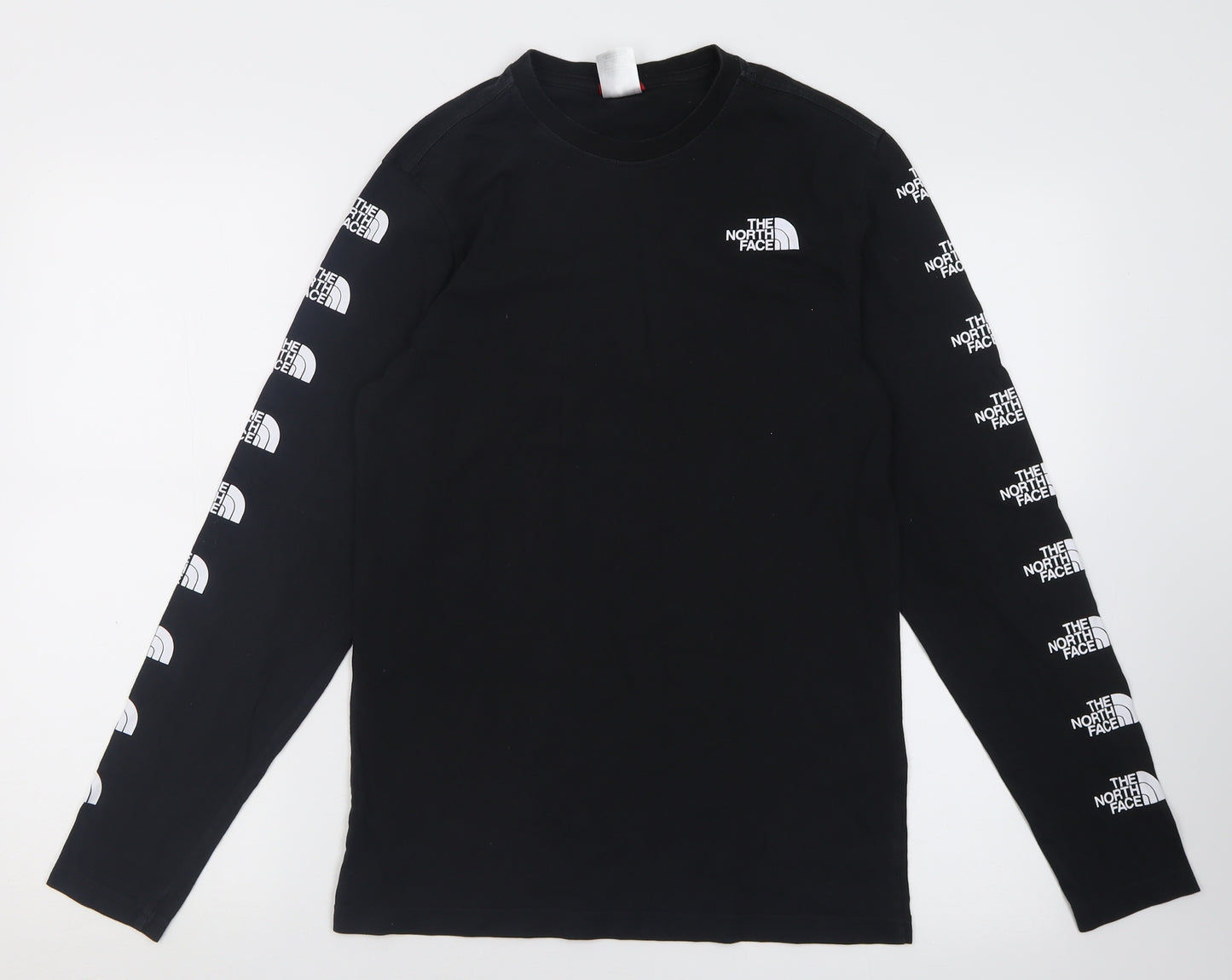 The North Face Mens Black  Cotton  T-Shirt Size XS Crew Neck