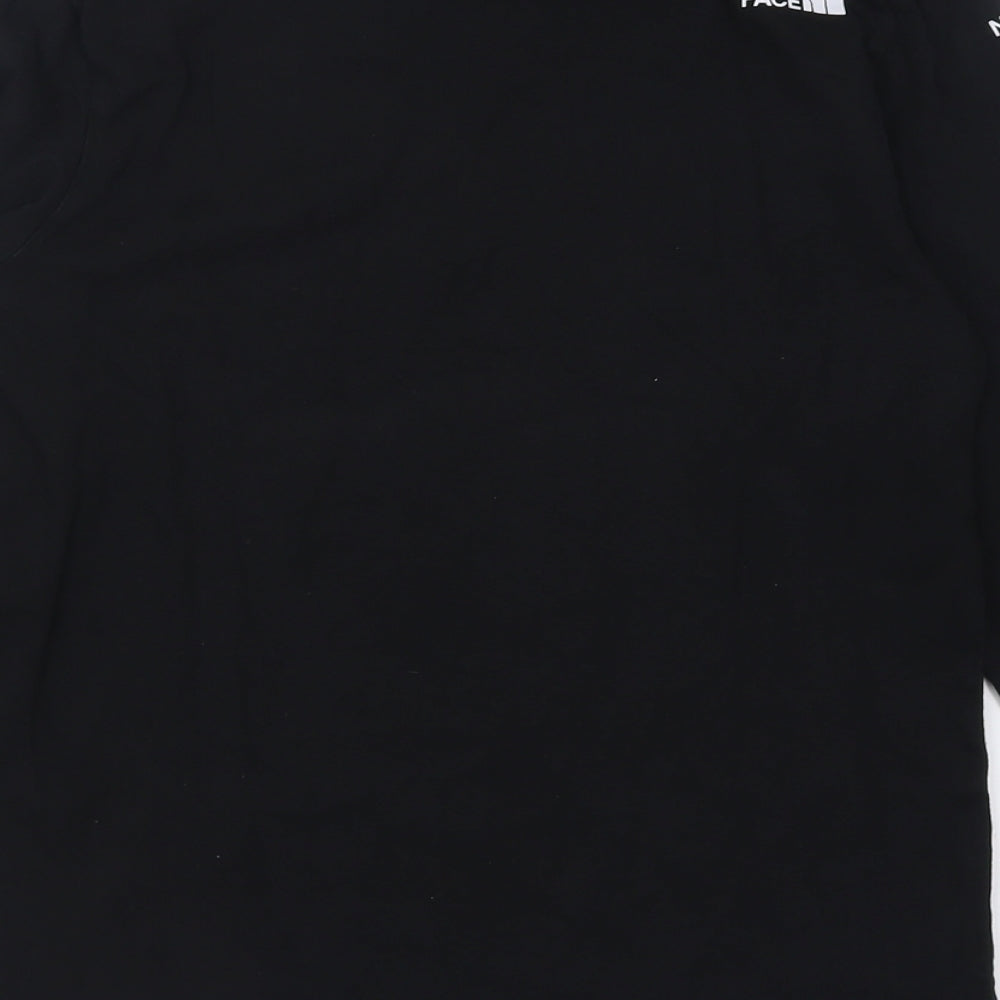 The North Face Mens Black  Cotton  T-Shirt Size XS Crew Neck