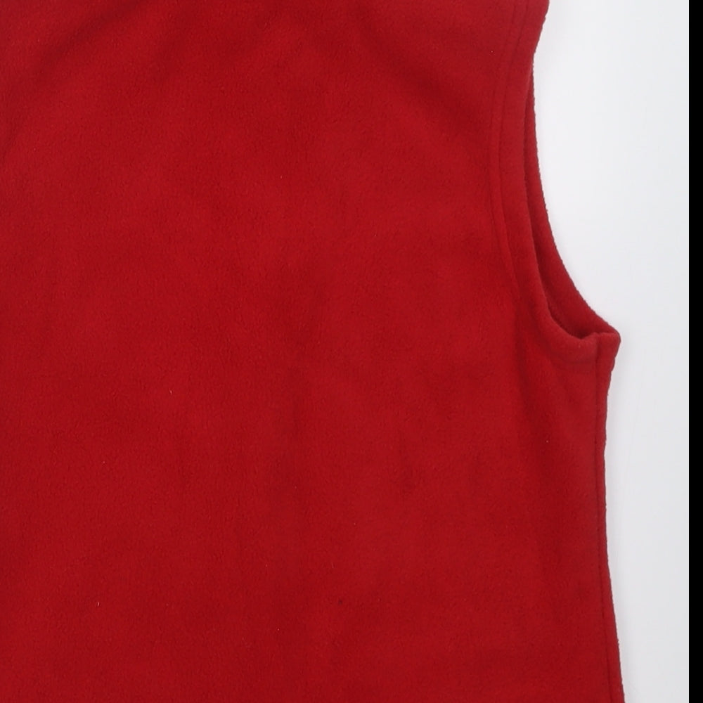 Gap Boys Red   Gilet Jacket Size 11-12 Years  Zip