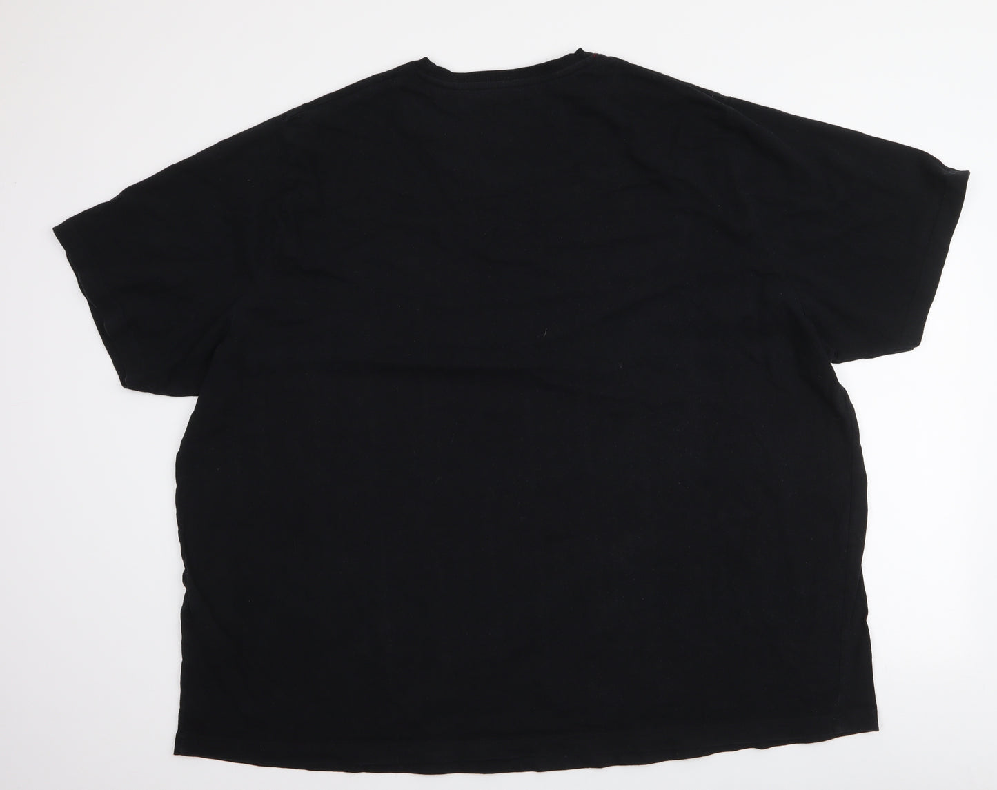 AC DC Mens Black  Cotton  T-Shirt Size Big 6X Round Neck