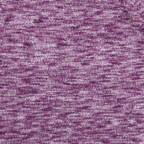 BM Collection Womens Purple Round Neck Floral Polyester Pullover Jumper Size M