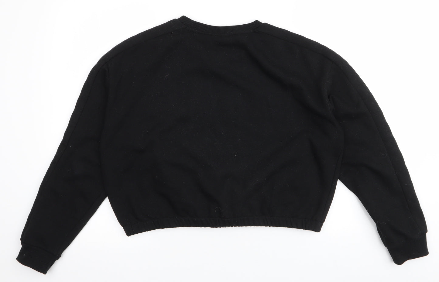 FILA Womens Black  Polyester Pullover Sweatshirt Size M  Pullover