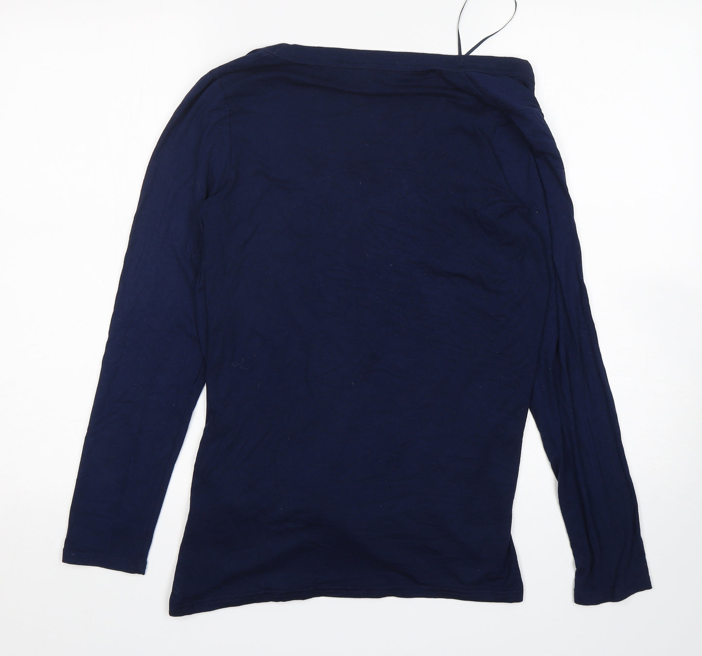 Lipsy Womens Blue V-Neck  Viscose Cardigan Jumper Size 12