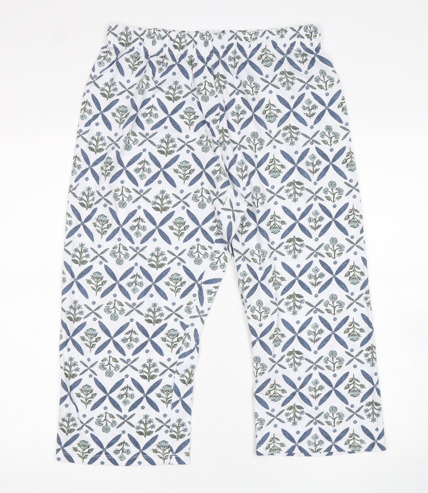 Dunnes Stores Womens Multicoloured Floral Cotton  Pyjama Pants Size M