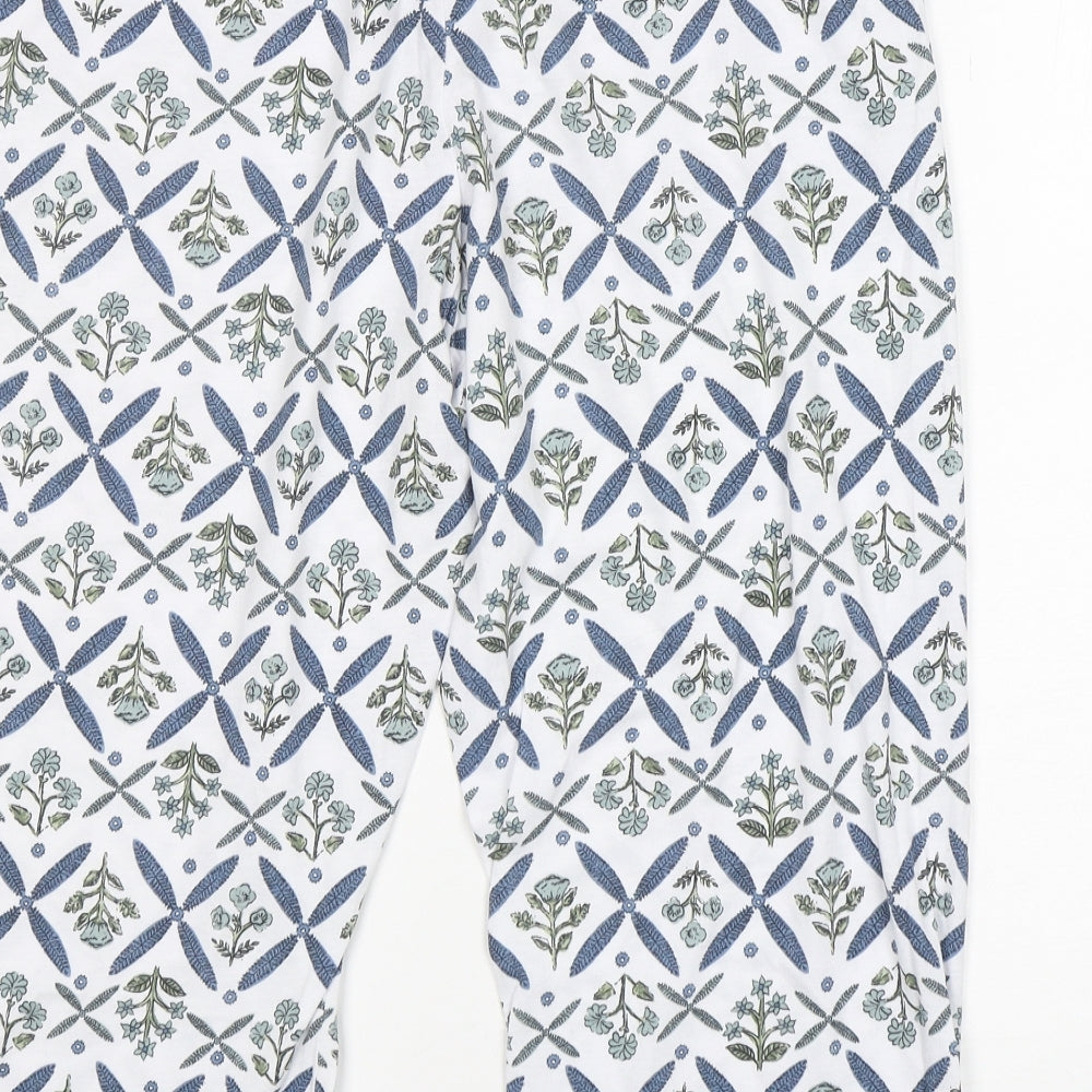 Dunnes Stores Womens Multicoloured Floral Cotton  Pyjama Pants Size M