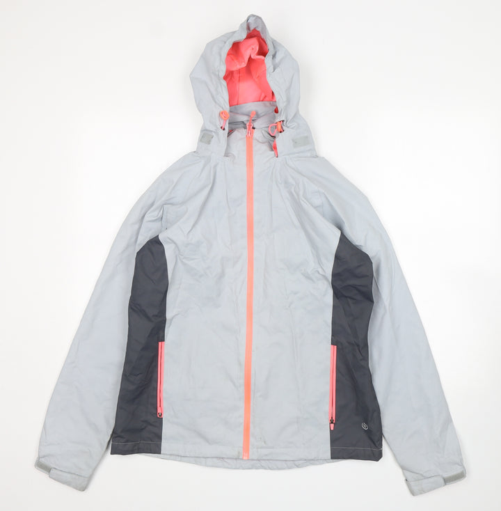 Dunnes Stores Womens Grey   Rain Coat Coat Size 12