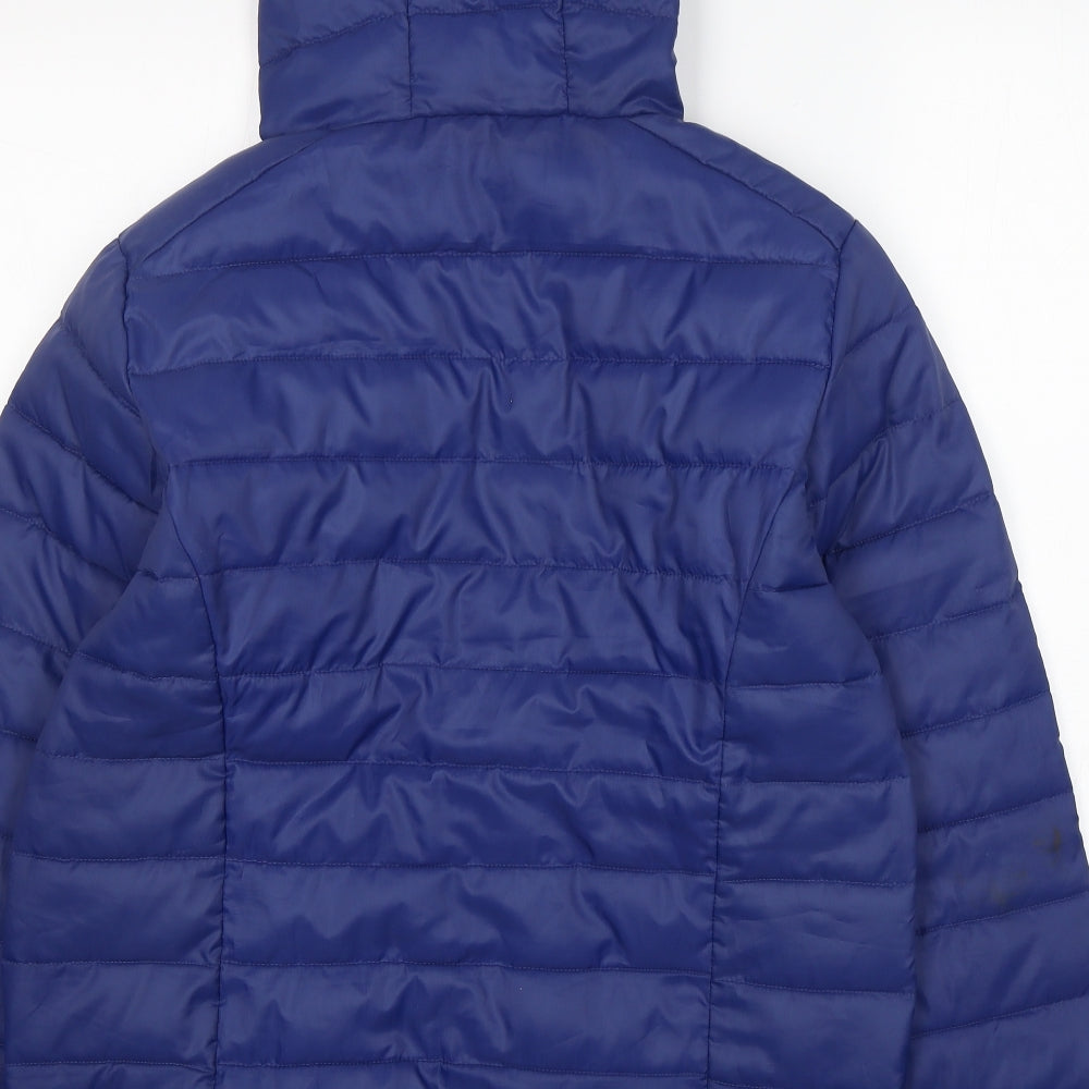 Freedom trail Womens Blue   Puffer Jacket Jacket Size 14  Zip