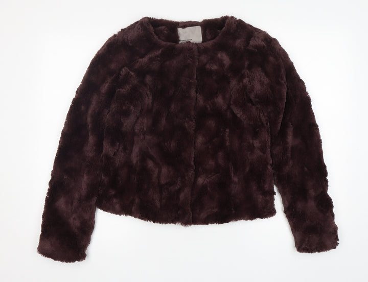 VERO MODA Womens Purple Jacket Size M Snap