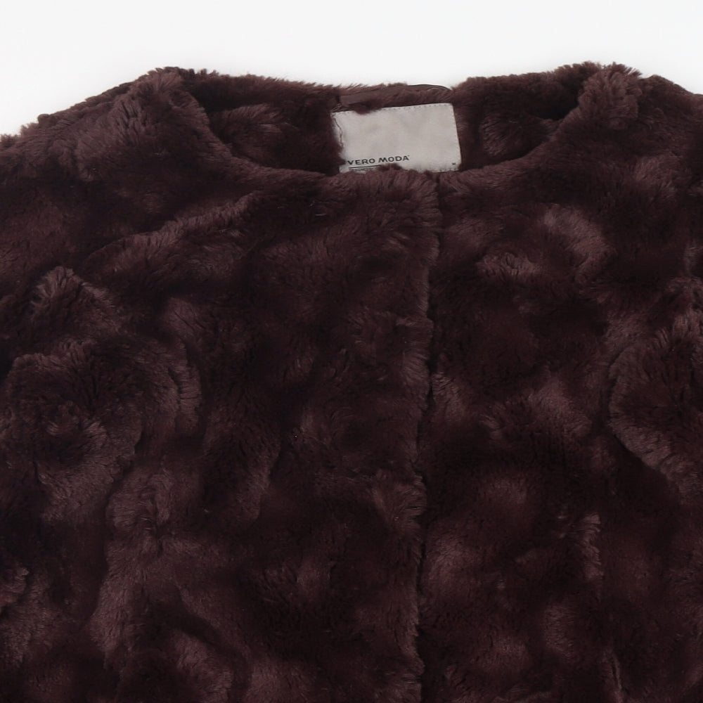 VERO MODA Womens Purple   Jacket  Size M  Snap