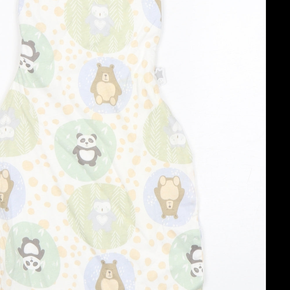 Tommee Tippee Boys Multicoloured Animal Print Cotton Babygrow One-Piece Size 0-3 Months   - Blanket babygrow