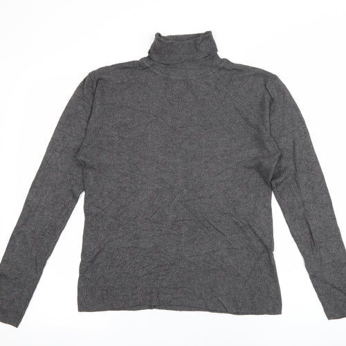 Primark Womens Green Roll Neck  Viscose Pullover Jumper Size 12