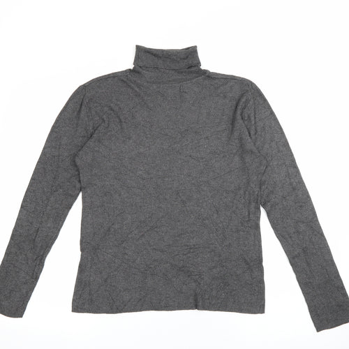 Primark Womens Green Roll Neck  Viscose Pullover Jumper Size 12