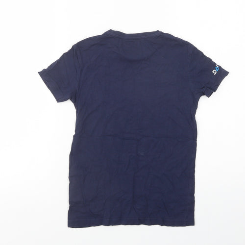 Dare 2B Girls Blue  Cotton Basic T-Shirt Size 9-10 Years Crew Neck Pullover