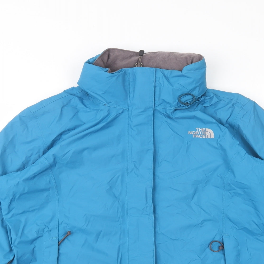 The North Face Womens Blue   Windbreaker Jacket Size M  Zip