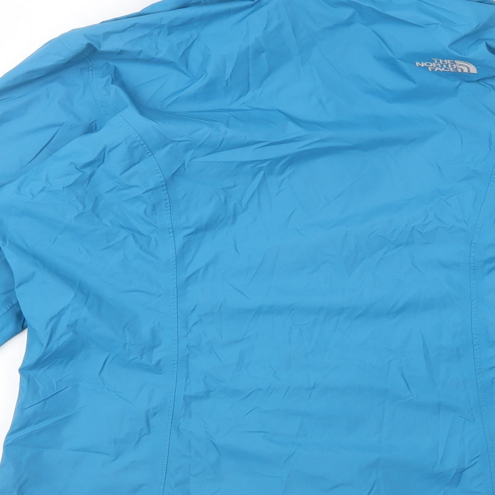 The North Face Womens Blue   Windbreaker Jacket Size M  Zip